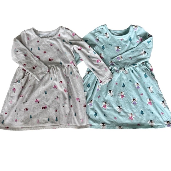 Garanimals Long Sleeve Winter & Ballerina Print Dress Set – Size 3T - Picture 1 of 12